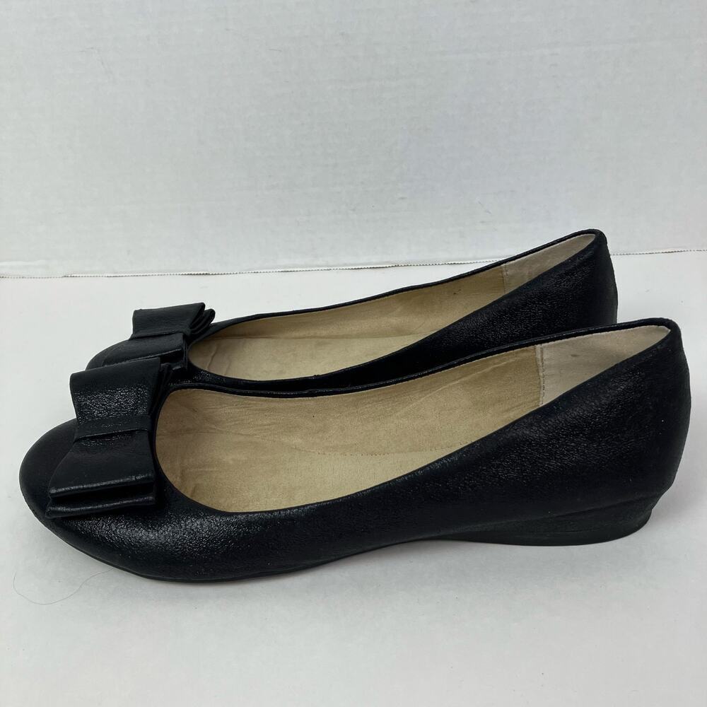 Jessica Simpson Black Bow Ballet Flats